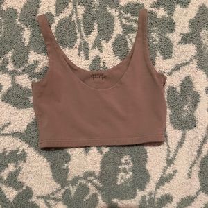 cropped tank top